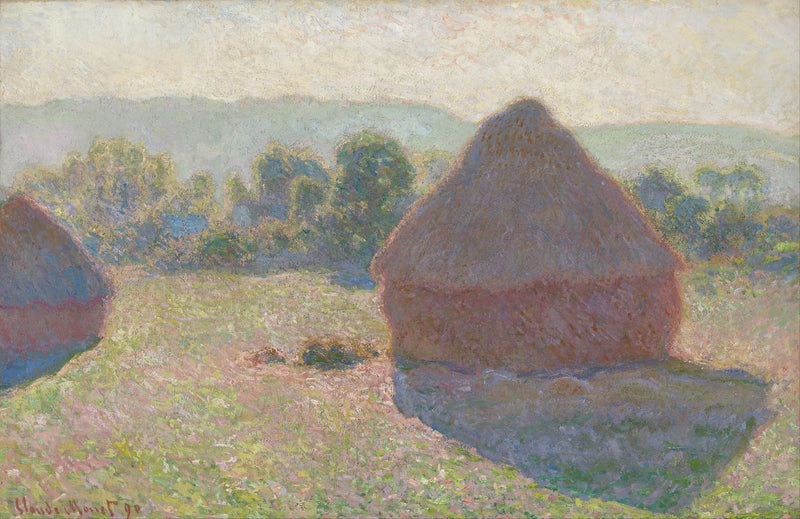 Muelas abrasivas, mediodía W1271 - Claude Monet
