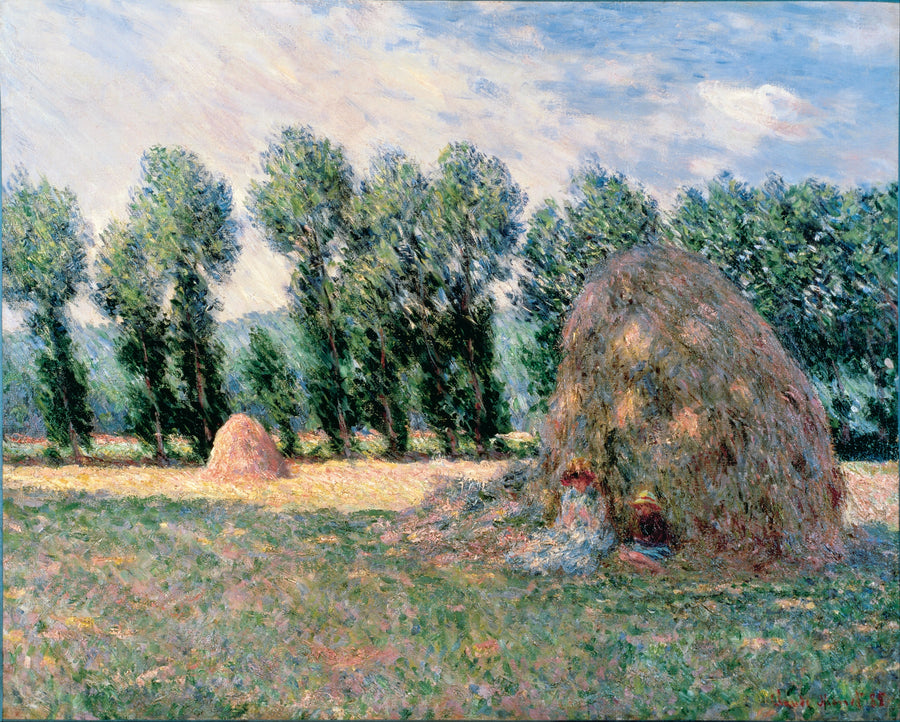 Las estanterías - Claude Monet