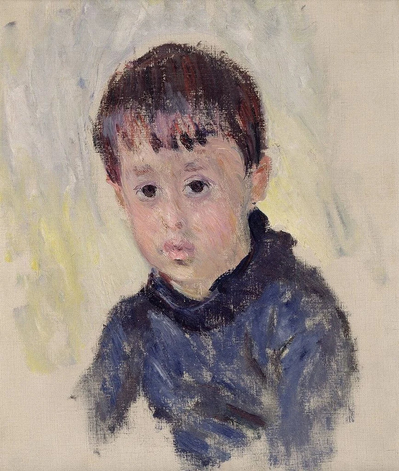Michel Monet con el suéter azul W847 - Claude Monet