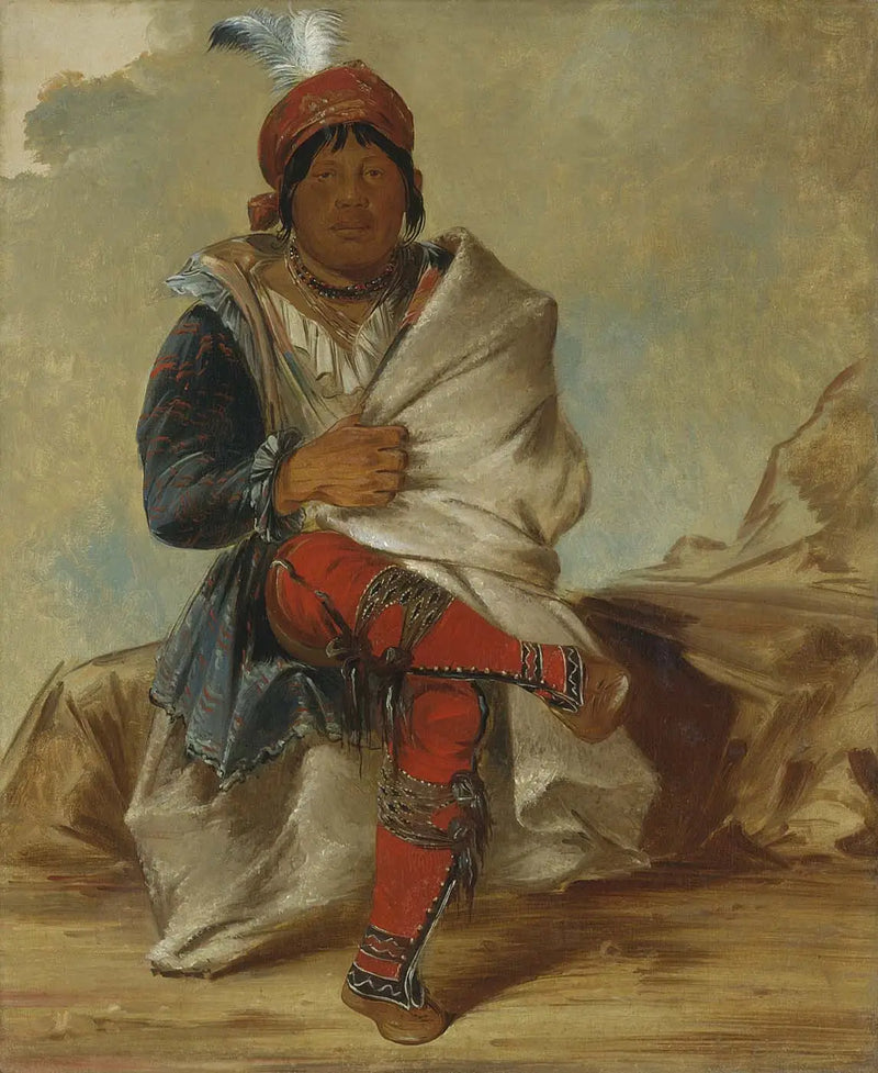 Mick-e-no-páh, jefe de la tribu - George Catlin