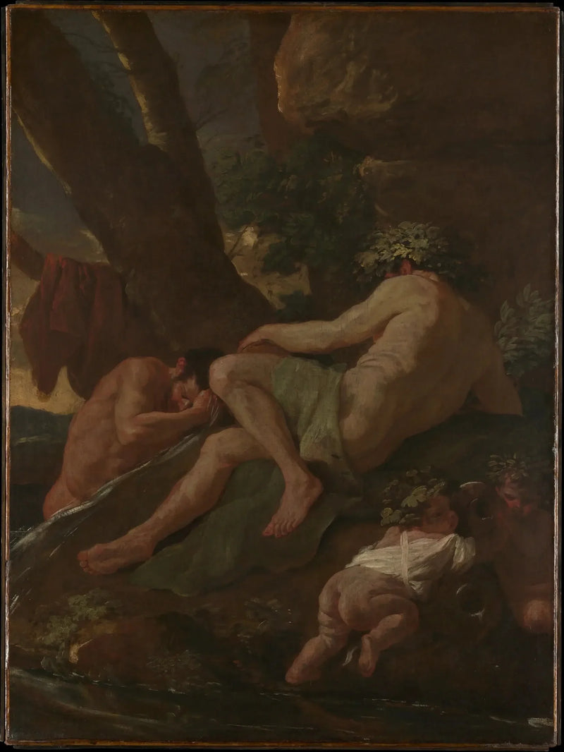 Midas se levanta en el Pactole - Nicolas Poussin