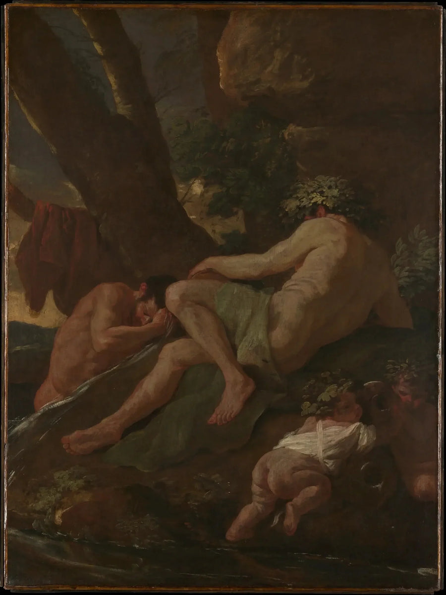 Midas se levanta en el Pactole - Nicolas Poussin