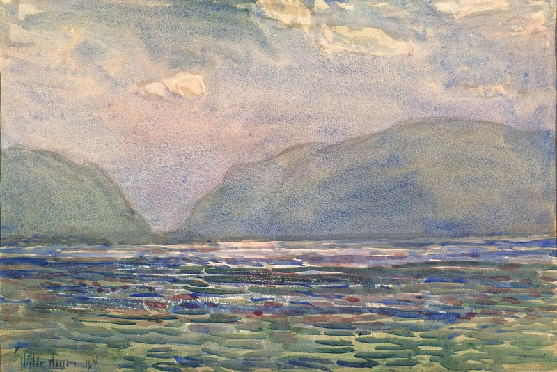 Midi sobre Newburgh - Childe Hassam