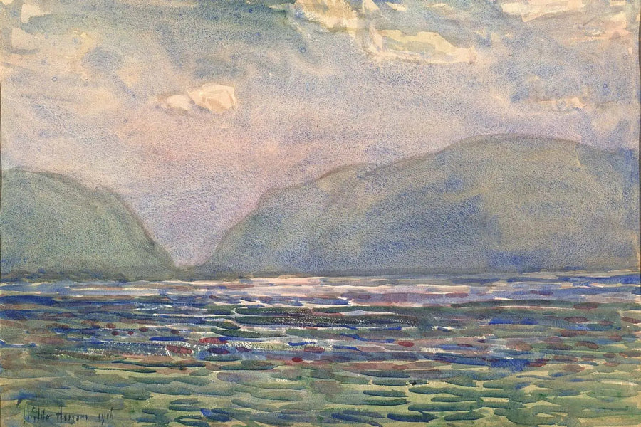 Midi sobre Newburgh - Childe Hassam