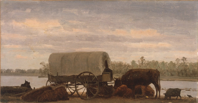 Midi en la Platte - Albert Bierstadt