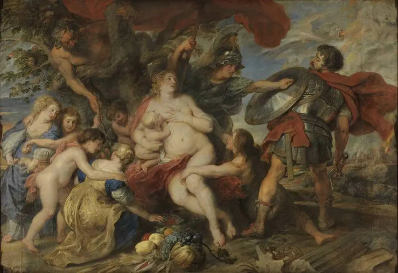 Minerva protege la fertilidad de Marte - Peter Paul Rubens