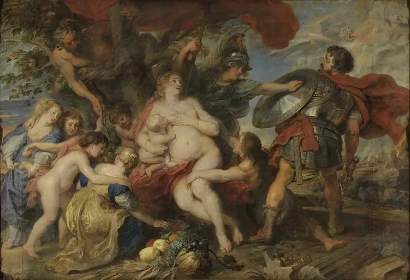 Minerva protege la fertilidad de Marte - Peter Paul Rubens