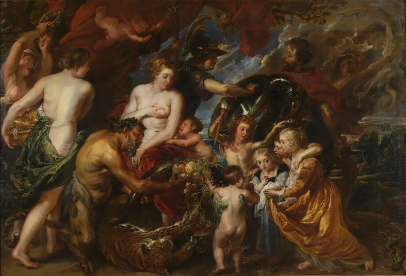 Minerva que protege la paz de Marte - Peter Paul Rubens
