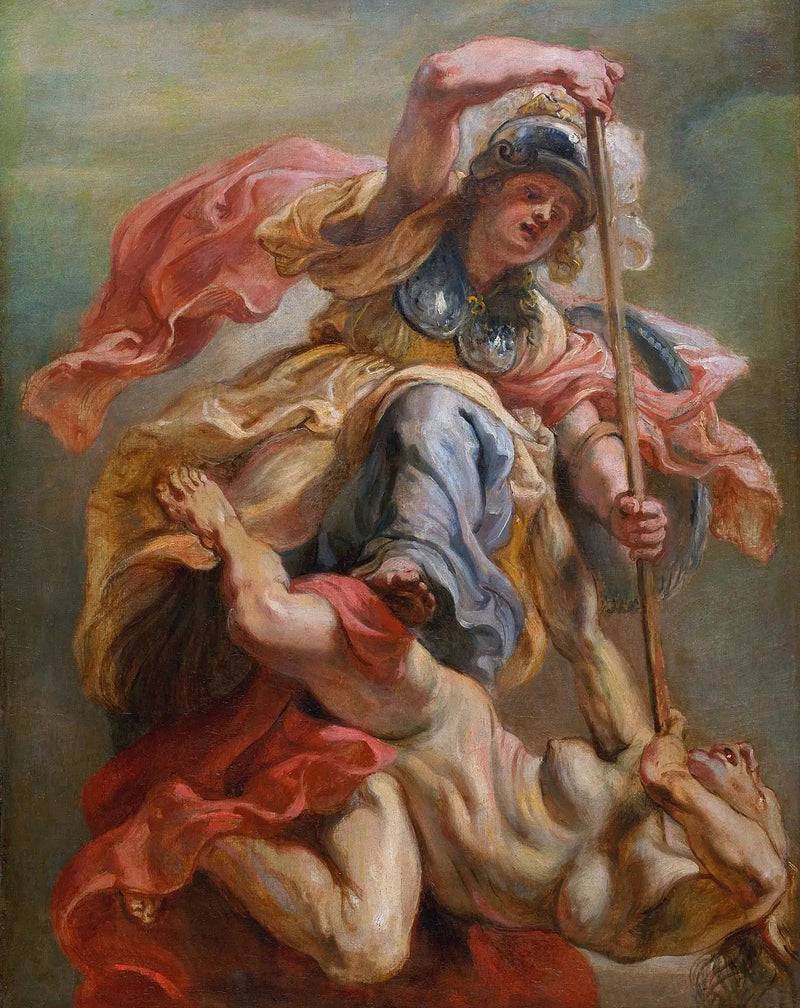Minerva superando la ignorancia - Peter Paul Rubens