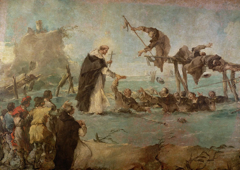 Milagro de un santo dominico - Francesco Guardi