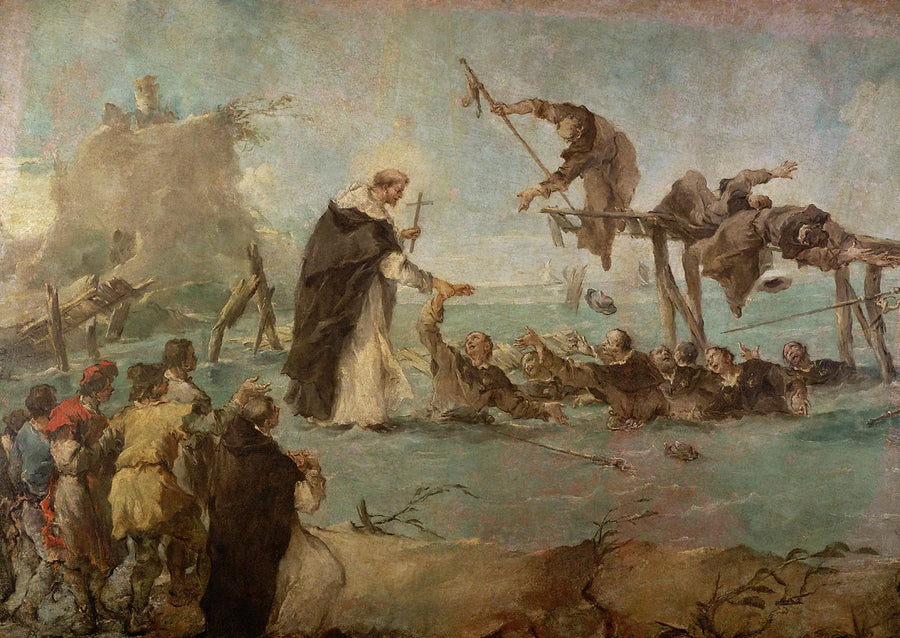 Milagro de un santo dominico - Francesco Guardi