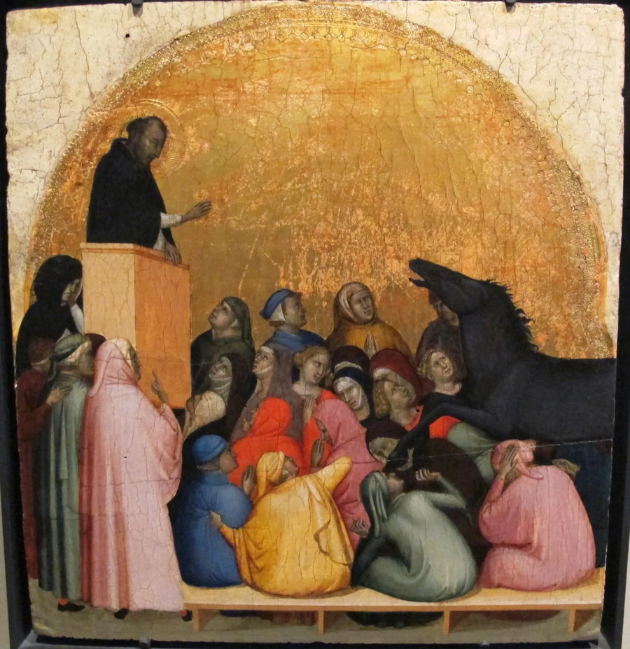 Milagro de san Pedro mártir - Bernardo Daddi