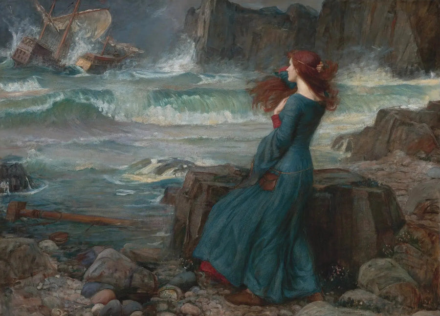 Miranda - La tempête - John William Waterhouse