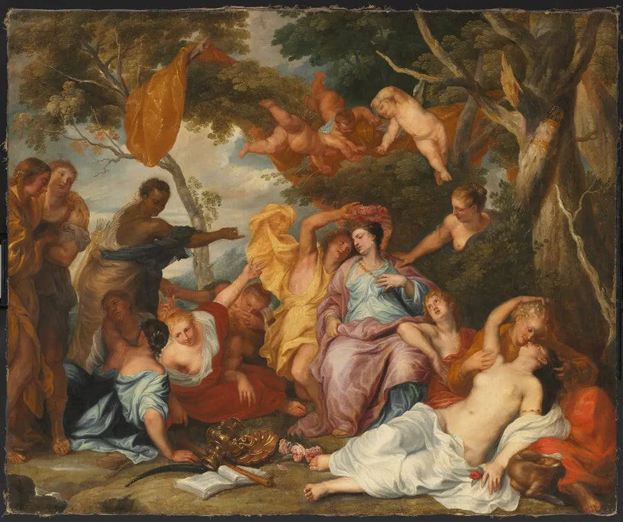Mirtillo coronando Amarillis - Antoine van Dyck