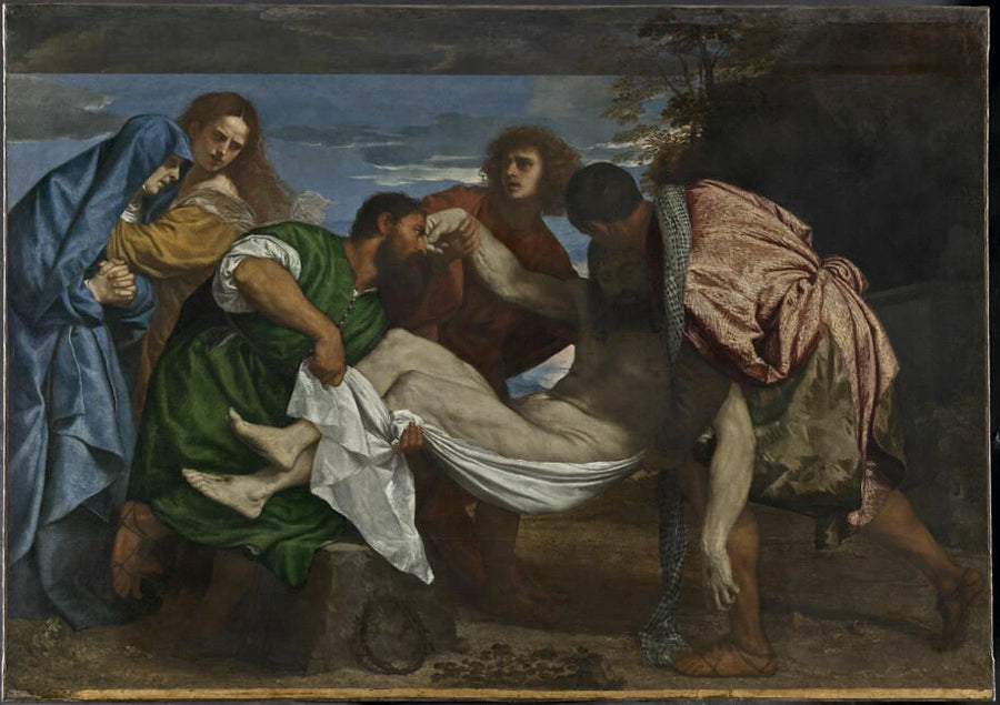 La Mise au tombeau ou Le Transport du Christ vers le tombeau - Tiziano ou Titien
