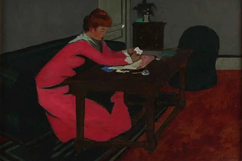 Misia en su oficina - Félix Vallotton