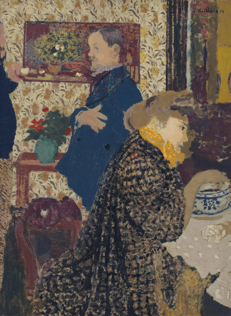Misia y Vallotton en Villeneuve - Édouard Vuillard