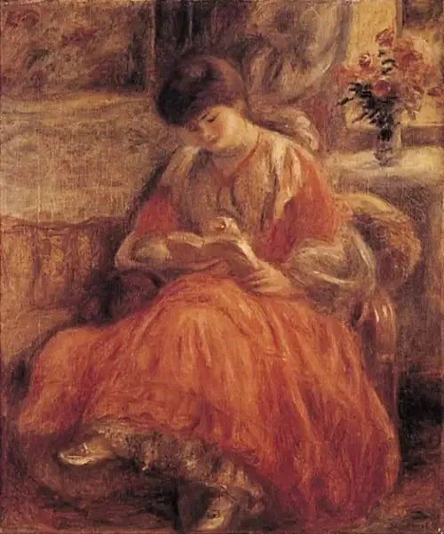 Misia Godebska-Sert sentada - Pierre-Auguste Renoir