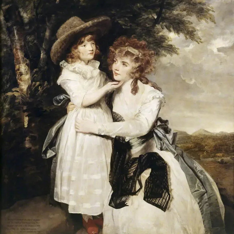 Miss Cocks y su sobrina - Joshua Reynolds