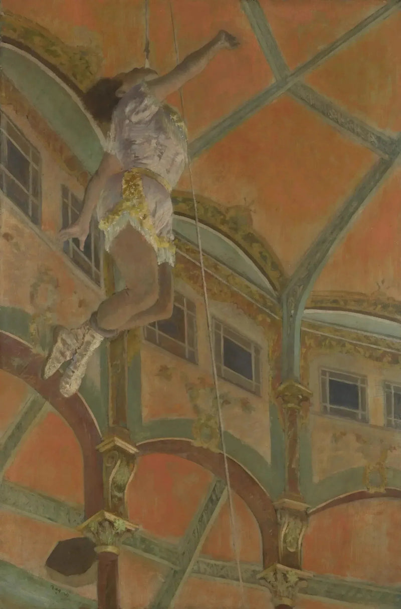 Mademoiselle La La en el circo Fernando - Edgar Degas
