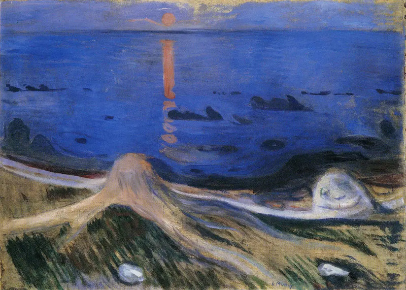 Misterio en la orilla - Edvard Munch