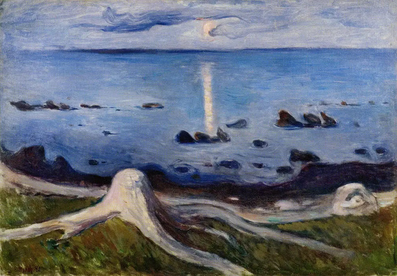 Misterio en la orilla - Edvard Munch