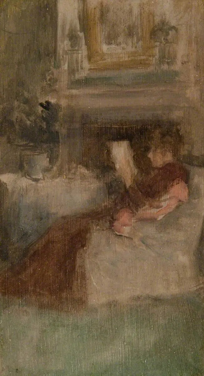 Srta. Ethel Philip Leyendo - James Abbott McNeill Whistler