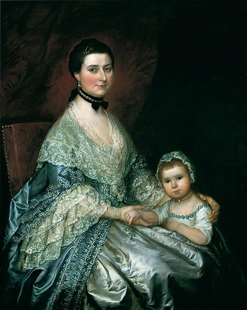Mme Bedingfield y su hija - Thomas Gainsborough