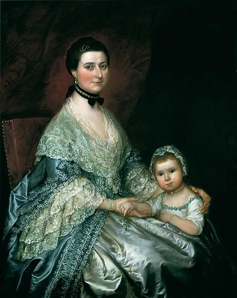 Mme Bedingfield y su hija - Thomas Gainsborough