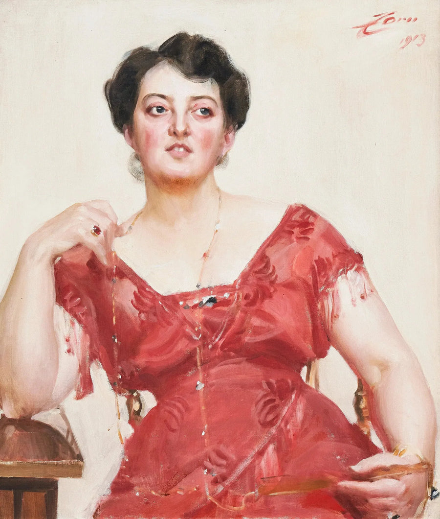 Sra. Dagny Pineus - Anders Zorn