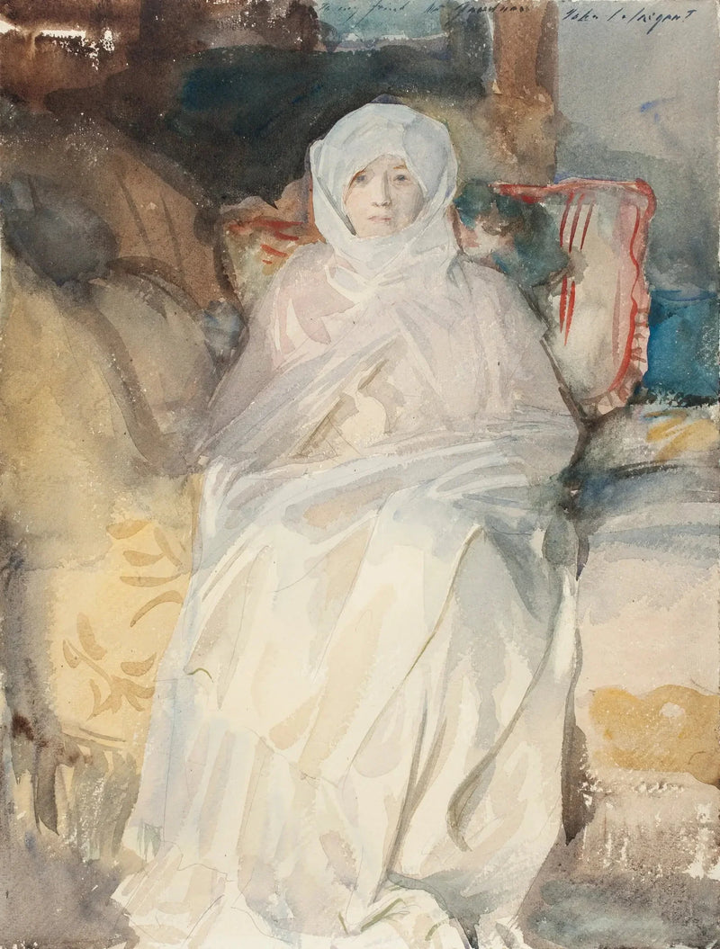 Sra. Gardner en blanco - John Singer Sargent