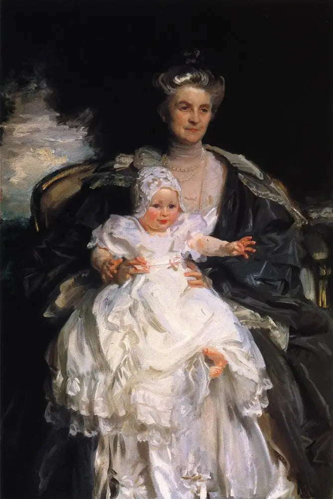 Sra. Henry Phipps y su nieto Winston - John Singer Sargent