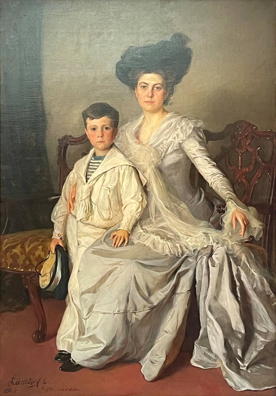 La señora Joseph Grafton Minot y su hijo, Grafton - Philip de Laszlo