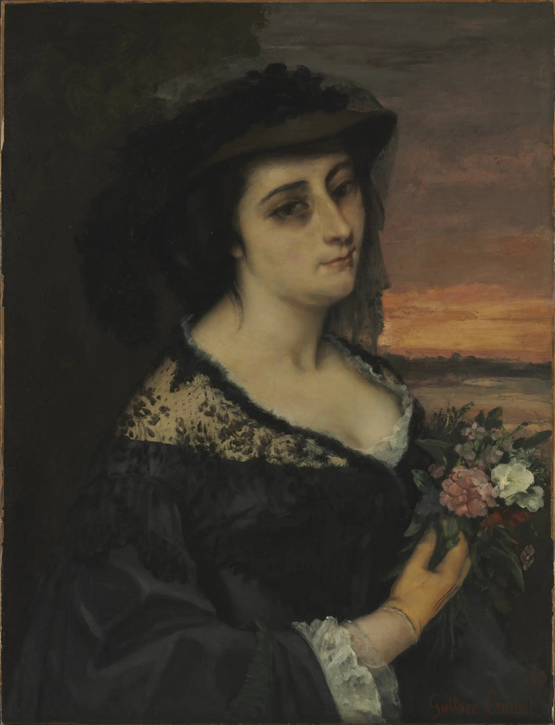 Sra. L... (Laure Borreau) - Gustave Courbet