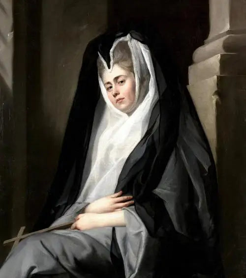 Sra. Mary Robinson en el papel de una monja - John Singleton Copley