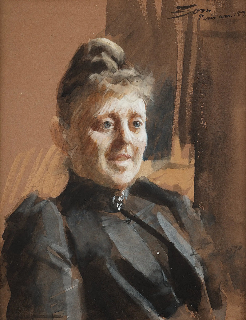 Sra. Matilda Klingspor - Anders Zorn
