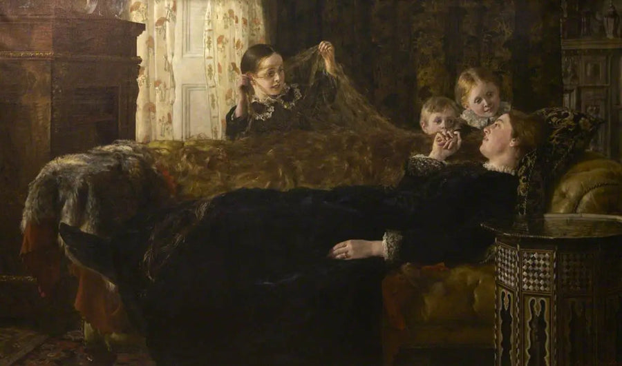 Sra. Mortimer Collier y su familia - John Collier