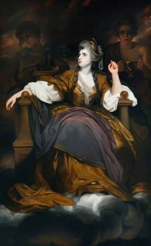 Mme Sarah Siddons, nacida Kemble (1755–1831), en el papel de « La Musa Trágica » - Joshua Reynolds