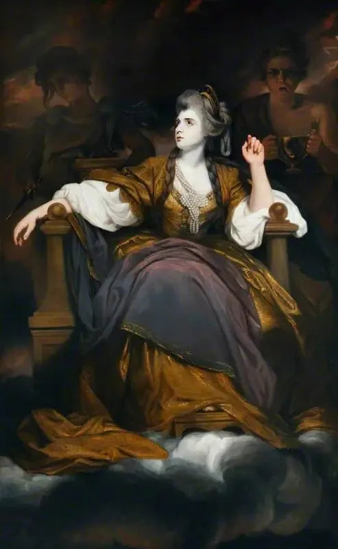 Mme Sarah Siddons, nacida Kemble (1755–1831), en el papel de « La Musa Trágica » - Joshua Reynolds