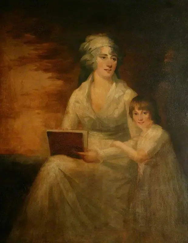Mme Shafto Clarke y su hija - Henry Raeburn