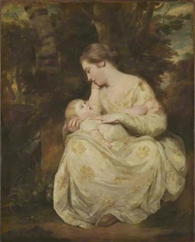 Sra. Susanna Hoare y su hijo - Joshua Reynolds