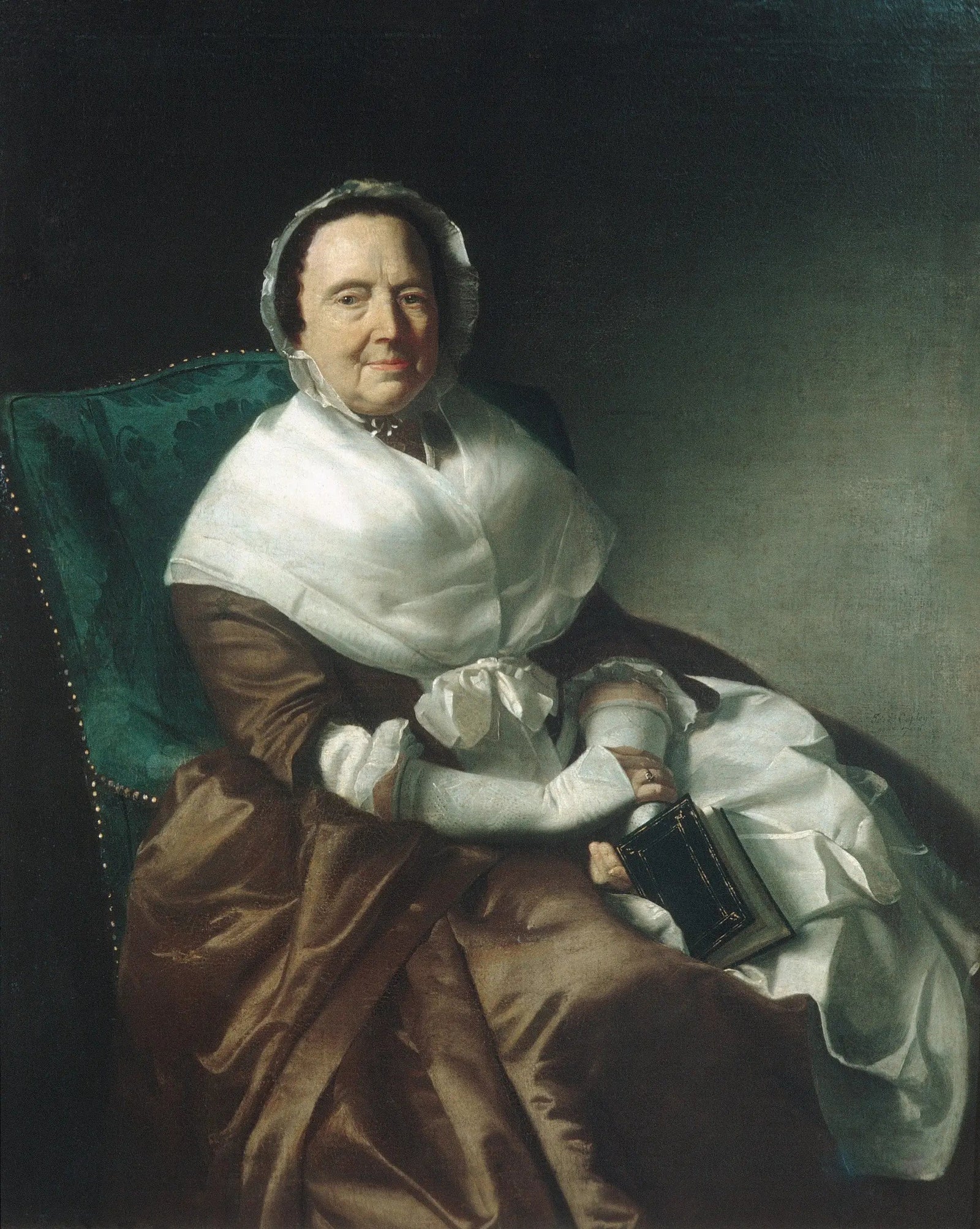 Mme Sylvanus Bourne - John Singleton Copley image 1 reproduction artisanale de tableau