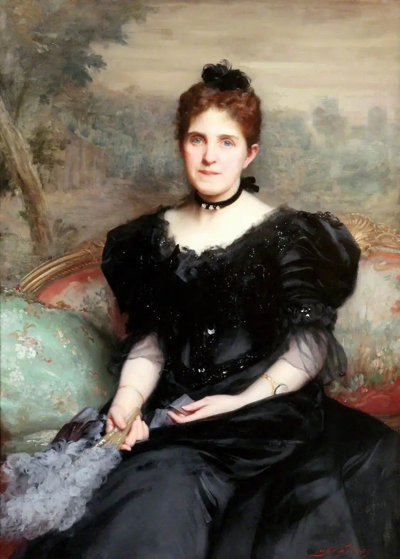 Sra. William Hesketh Lever (c.1851–1913), posteriormente Primera Dama Lever - Luke Fildes