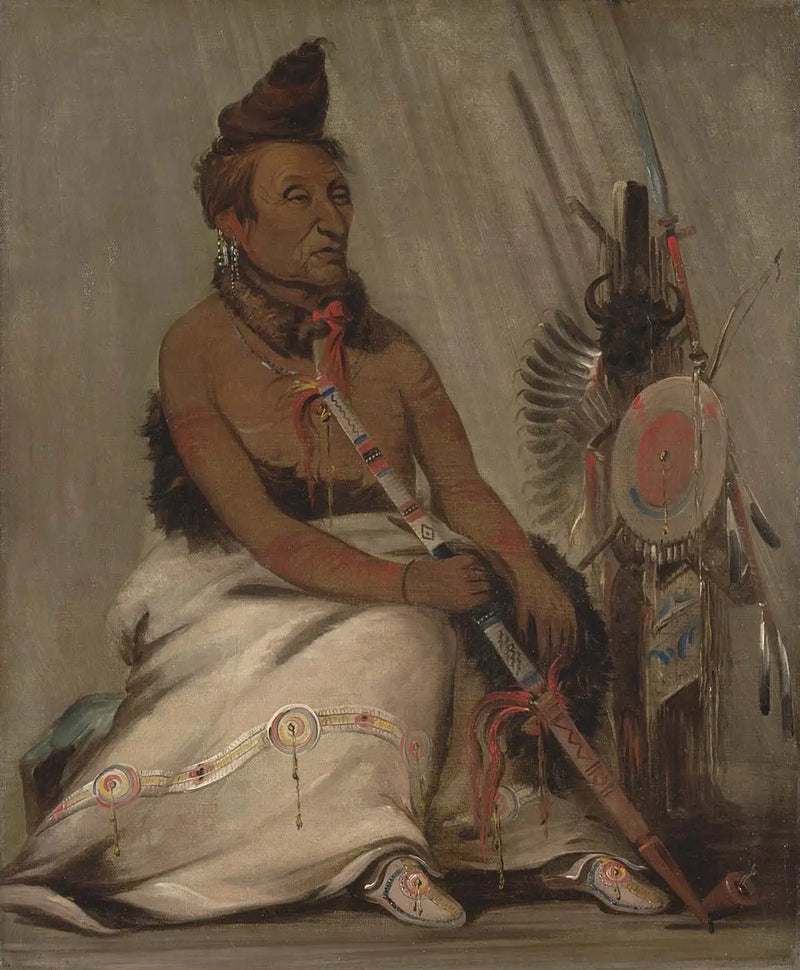 Mocasín negro, Chef - George Catlin