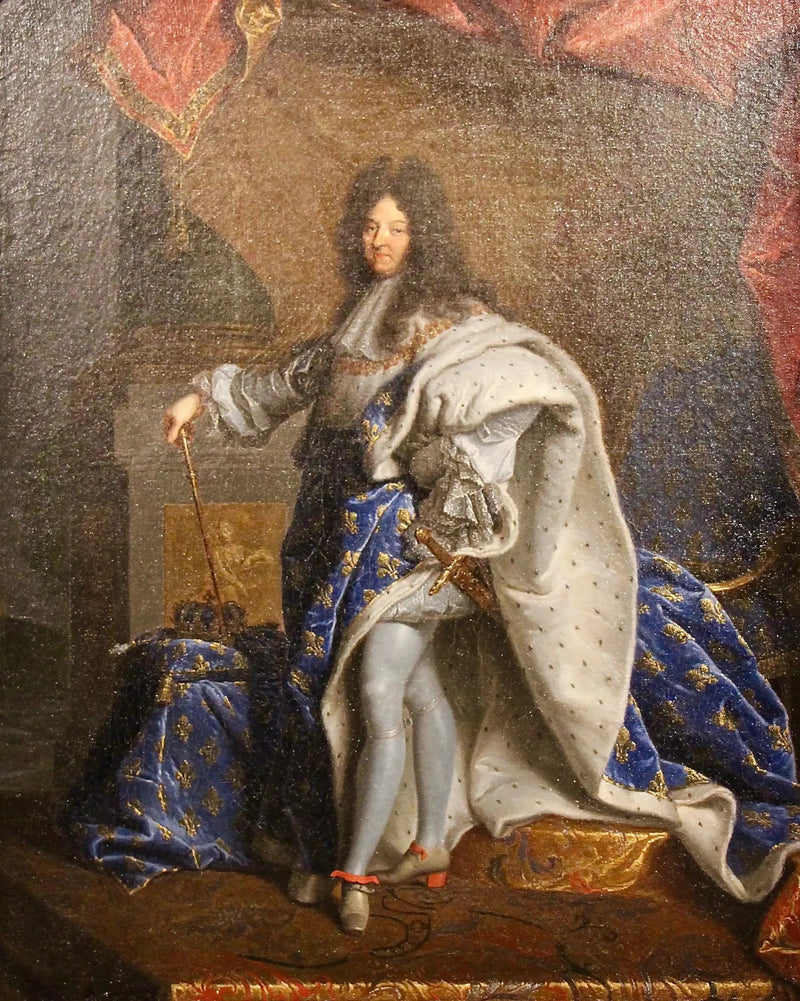 Modelo para el Retrato de Luis XIV con gran traje real - Hyacinthe Rigaud