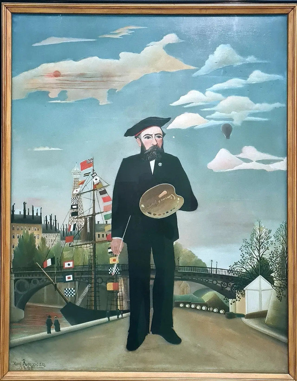 Moi-même - Henri Rousseau image 1 reproduction artisanale de tableau