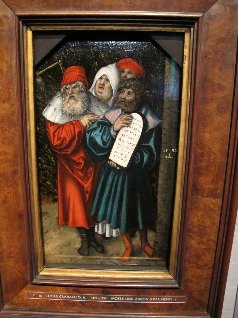 Moisés y Aarón y dos profetas - Lucas Cranach el Viejo