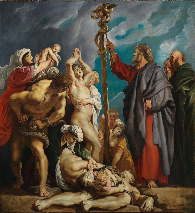 Moisés y la serpiente de bronce - Peter Paul Rubens