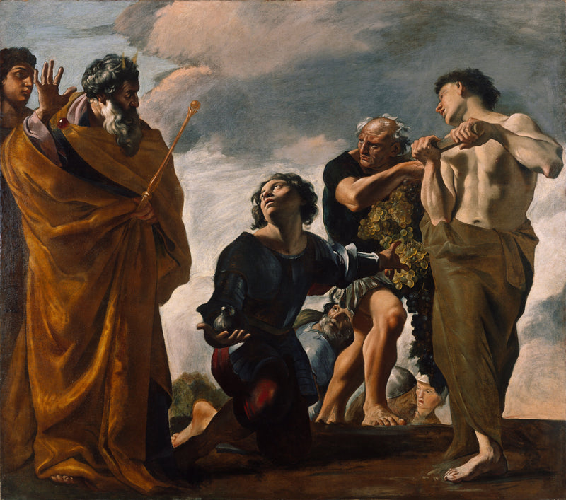 Moisés y los mensajeros de Canaán - Giovanni Lanfranco