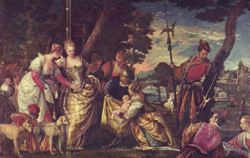 Moisés salvado de las aguas - Paul Véronèse